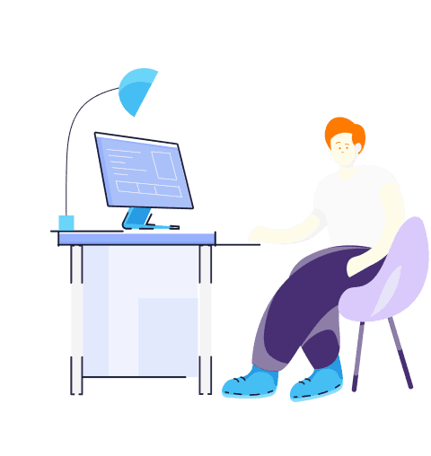 Student with AI learning